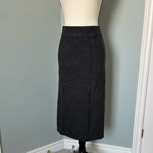 🔥🆕🔥 Cuddl Duds Eco-Friendly Gray Quilted Winter Weight Skirt - XL